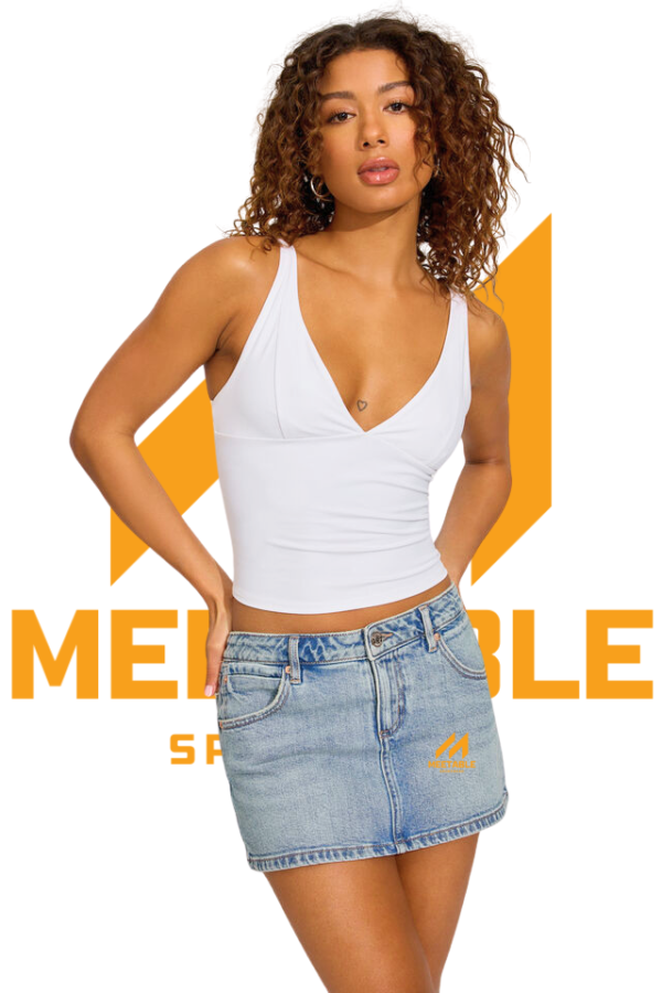 Denim Micro Skort