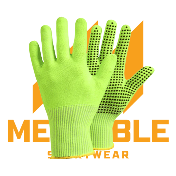 Polyester Knit Gloves Pvc Dotted Gloves - Image 3