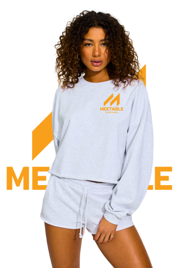 SoftTerry Chopped Crewneck Sweatshirt