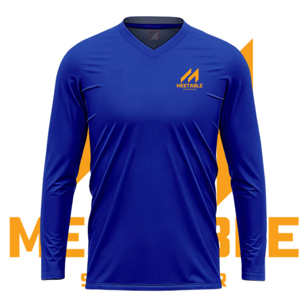 Sports Shirt V-Neck – Dark Blue