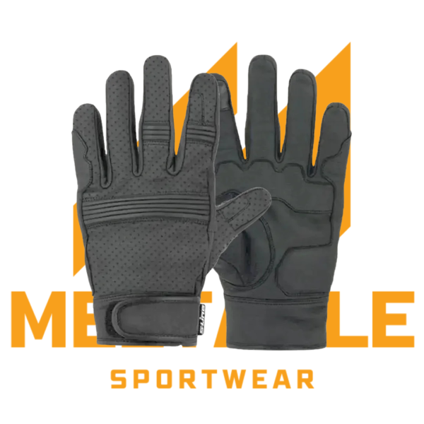Biker Gloves – Hard Shell Knuckles - Image 3