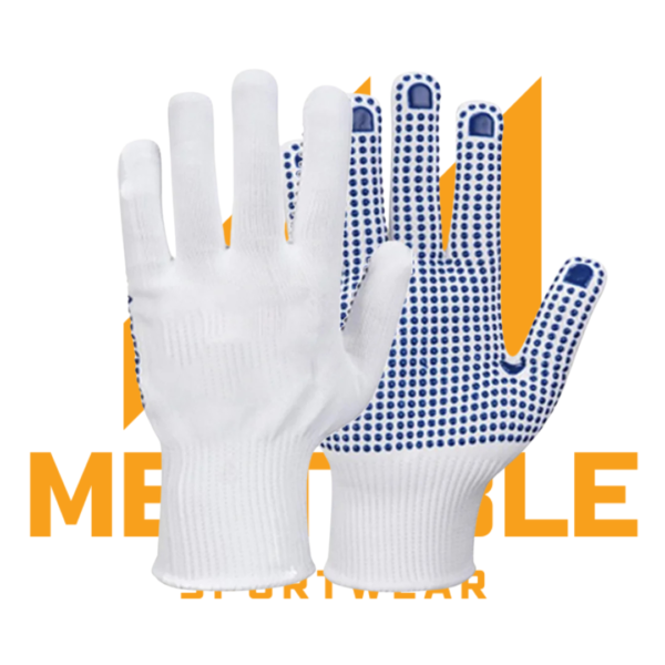 Polyester Knit Gloves Pvc Dotted Gloves - Image 2