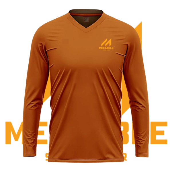 Sports Shirt V-Neck – Orange