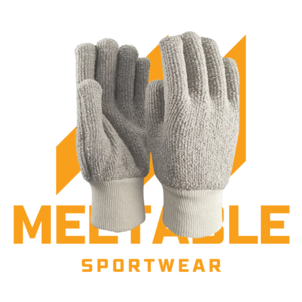Seamless Knit Terry Gloves - Image 2