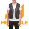 Safari Brown Leather Vest