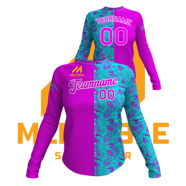 Baseball Full Sleeves Shirts – Sublimated Jersey