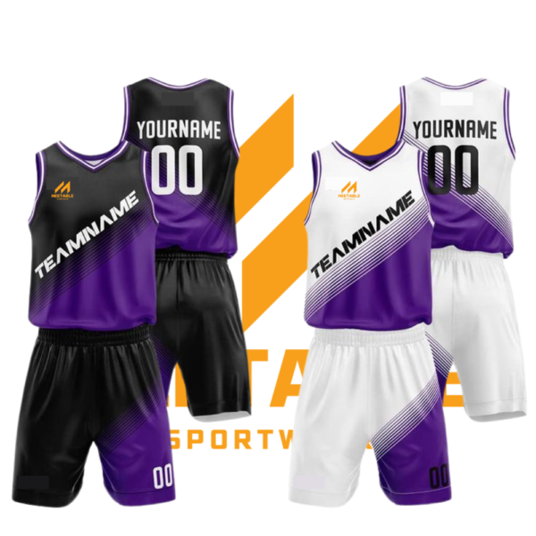 Basketball Uniforms - Red | Green | Blue | Yellow | Purple