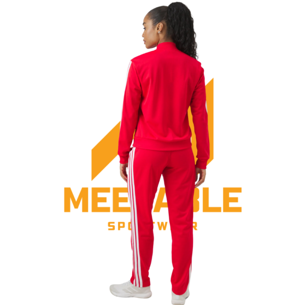Women’s Sports Tracksuit – Red - Image 2